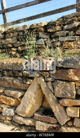 Mauerwerk Brionnais Burgund Frankreich Stockfoto