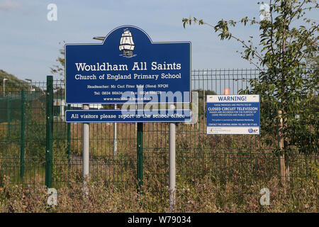 Wouldham Allerheiligen Kirche von England Grundschule Wouldham Kent in der Nähe von Rochester Stockfoto