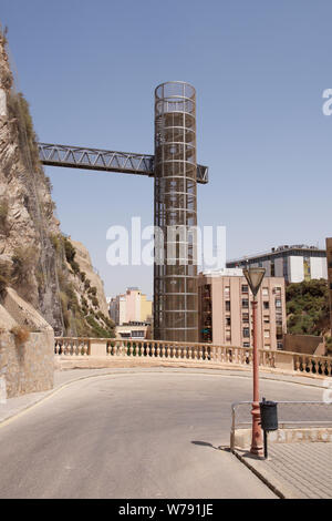 Der Panoramalift in von Cartagena, Spanien Stockfoto