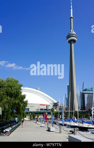 Hafen - Front in Toronto, Ontario, Kanada, Nordamerika, Urlaubsparadies in einer sehr sicheren und sauberen Stadt Stockfoto