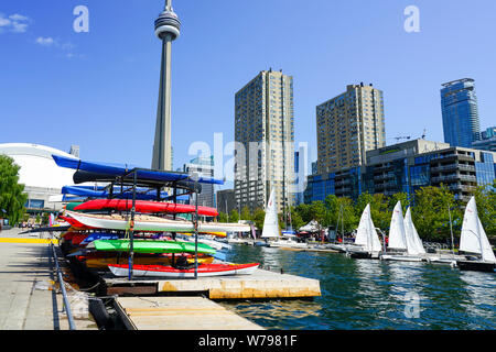 Hafen - Front in Toronto, Ontario, Kanada, Nordamerika, Urlaubsparadies in einer sehr sicheren und sauberen Stadt Stockfoto