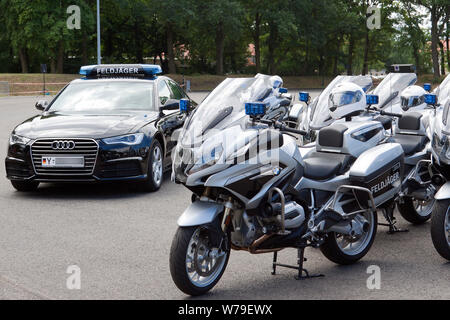 Feldjäger, die Militärpolizei der Bundeswehr, die Bundeswehr Stockfoto