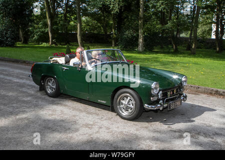 Motorisch Klassiker, historics, vintage Motoren und Collectibles 2019; Lytham Halle Verkehr zeigen, Sammlung von Autos & Oldtimer von gestern. Stockfoto