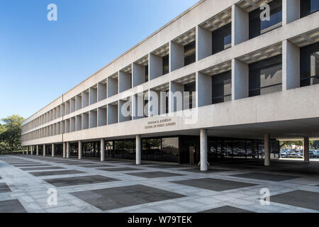 AUSTIN, TX/USA - 14. NOVEMBER: Lyndon Johnson Schule der öffentlichen Angelegenheiten auf dem Campus der Universität von Texas, ein Staat Forschung Universität und der fl Stockfoto