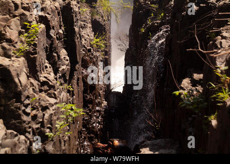 PARKS UND ERHOLUNG BAND 3: Paterson Great Falls National Historic Park in New Jersey. Stockfoto