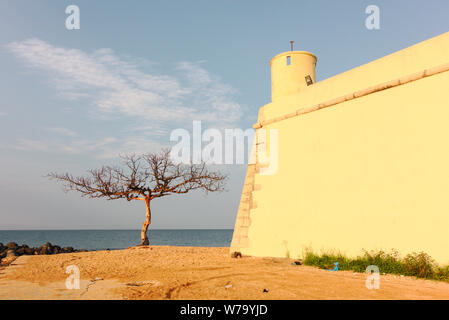 Strand Tag von São Sebastião fort. Stockfoto