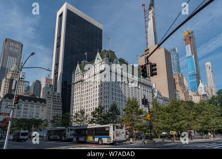 Midtown Wolkenkratzer vom Central Park, Manhattan, New York, USA Stockfoto