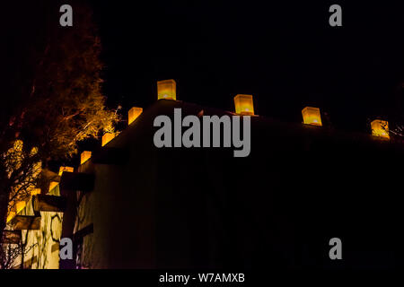 Desert Botanischen Garten auf der Dachterrasse Luminarias Stockfoto