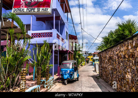 Taboga, Panama, street scene. Stockfoto