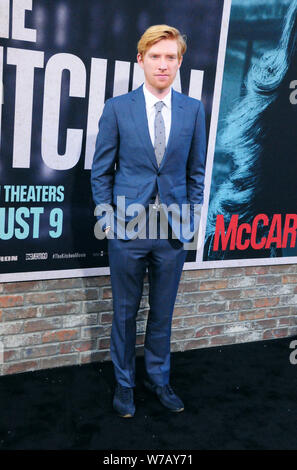 Los Angeles, Kalifornien, USA, 5. August 2019 Schauspieler Domhnall Gleeson besucht die Weltpremiere von Warner Bros. Pictures' "Die Küche", die am 5. August 2019 bei TCL Chinese Theatre in Los Angeles, Kalifornien, USA. Foto von Barry King/Alamy leben Nachrichten Stockfoto