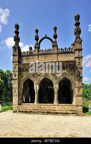 Filigrane Architektur Damdi Masjid Stockfoto