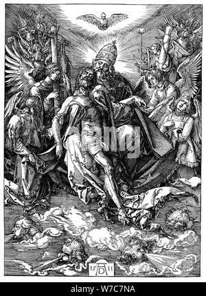 "Die Dreifaltigkeit (der Thron der Gnade)", 1511. Künstler: Albrecht Dürer Stockfoto