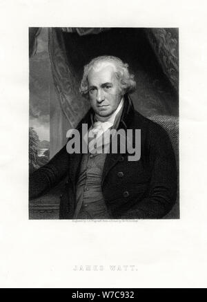 James Watt, schottischer Erfinder und Ingenieur, 19. Artist: CE Wagstaff Stockfoto