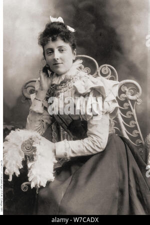 Portrait von Lucy Maud Montgomery (1874-1942), 1891. Künstler: Anonym Stockfoto