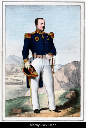 Pierre Francois Joseph Redoute, französischer Soldat, 1857. Artist: Anon Stockfoto