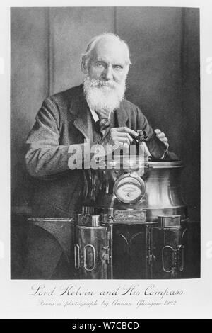 Lord Kelvin und seine Kompass, 1902. Künstler: James Craig Annan Stockfoto