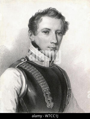 Portrait der Decembrist Nikita Muravyov (1797-1843). Stockfoto