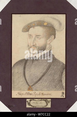 Portrait von Heinrich II. von Navarra (1503-1555). Stockfoto