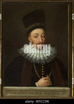 Portrait von Sigismund III Vasa, König von Polen (1566-1632). Stockfoto