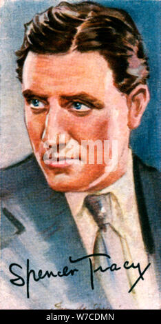 Spencer Tracy, (1900-1967), zwei Zeit Akademie preisgekrönten amerikanischen Schauspieler, 20. Artist: Unbekannt Stockfoto