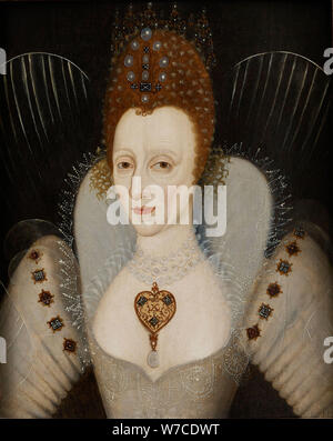 Portrait von Königin Elizabeth I (1533-1603). Stockfoto