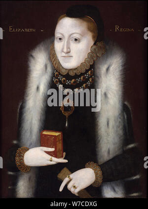 Portrait von Königin Elizabeth I (1533-1603). Stockfoto