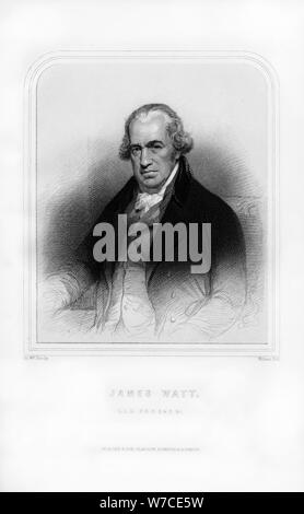 James Watt, schottischer Erfinder und Ingenieur, (1870). Künstler: William Holl Stockfoto