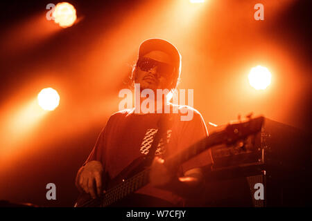 Kopenhagen, Dänemark. 05 Aug, 2019. Die schwarzen Samen, die Neuseeland Reggae Band, führt ein Live Konzert bei Vega in Kopenhagen. (Foto: Gonzales Foto/Alamy leben Nachrichten Stockfoto