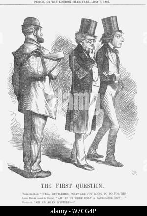 "Die erste Frage', 1866. Artist: John Tenniel Stockfoto