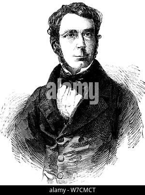 George Biddell Airy (1801-1892), englischer Astronom und Geophysiker, 1858. Artist: Unbekannt Stockfoto