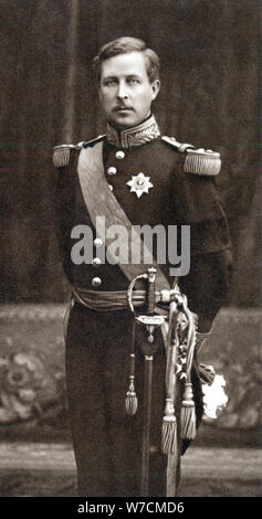 Albert I (1875-1934), König der Belgier, ab 1909 in Uniform. Artist: Unbekannt Stockfoto