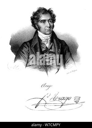 Dominique Francois Jean Arago (1786-1853), französischer Astronom, Physiker und Politiker, c 1820. Artist: Delpech Stockfoto