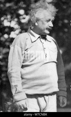 Albert Einstein (1879-1955), deutsch-schweizerische Mathematiker und theoretische Physiker, c 1930. Artist: Unbekannt Stockfoto