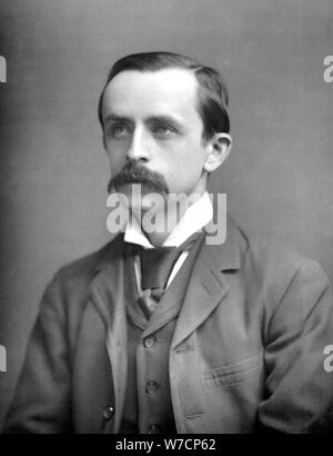 James Matthew Barrie (1860-1937), schottischer Schriftsteller und Dramatiker und, c 1890. Artist: Unbekannt Stockfoto