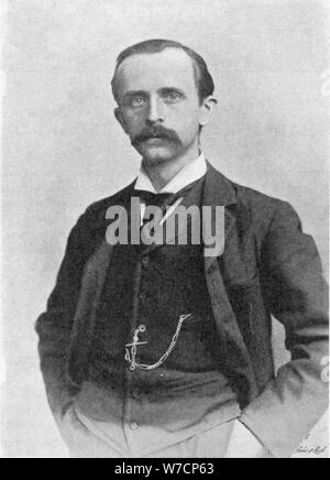 James Matthew Barrie (1860-1937), schottischer Schriftsteller und Dramatiker und, c 1895. Artist: Unbekannt Stockfoto