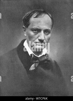 Pierre Charles Baudelaire (1821-1867), französische Symbolistische dichter und Kunstkritiker, 1864-1865. Artist: Unbekannt Stockfoto