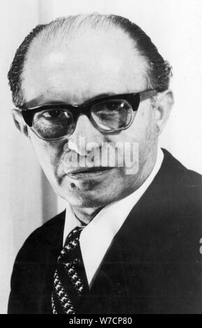 Menachem Begin (1913-1992), in Polen geborenen Israelischen Staatsmann, 1978. Artist: Unbekannt Stockfoto