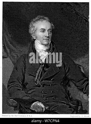 Thomas Young (1773-1829), englischer Physiker und Ägyptologe. Artist: GH Adcock Stockfoto