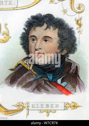 Jean Baptiste Kleber, französischer Soldat, c 1830. Artist: Unbekannt Stockfoto