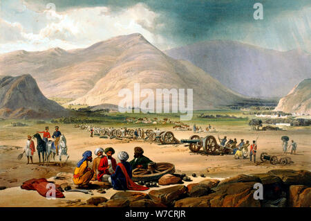 Erste Anglo-Afghan Krieg, 1838-1842. Artist: James Atkinson Stockfoto