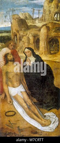 Die Passion Christi, Detail aus dem Altarbild des St Antony, aus dem 16. Jahrhundert. Artist: Anon Stockfoto