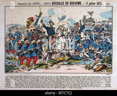 Schlacht bei Bapaume, Deutsch-Französischen Krieg, vom 3. Januar 1871. Artist: Anon Stockfoto