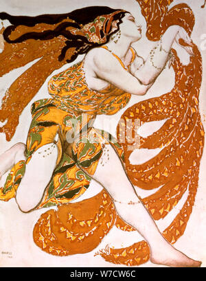 "Bacchante", Kostüme für die Ballets Russes Produktion von Tscherepnin, Narcisse, 1911. Artist: Leon Bakst Stockfoto