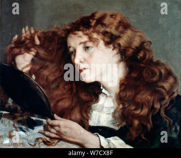 "Jo, La Belle Irlandaise, 1866. Künstler: Gustave Courbet Stockfoto