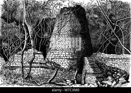 Ruinen von Great Zimbabwe, Afrika, 1892. Artist: Unbekannt Stockfoto