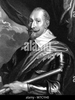 Gustavus Adolphus, 17. Jahrhundert König von Schweden, c 1835. Artist: Unbekannt Stockfoto