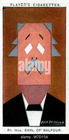 Arthur James Balfour, 1 Graf von Balfour, 1926. Artist: Alick P F Ritchie Stockfoto