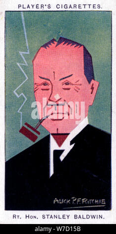 Stanley Baldwin, 1. Earl Baldwin, der britische Premierminister, 1926. Artist: Alick P F Ritchie Stockfoto