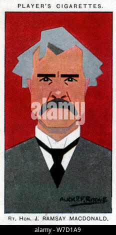 Ramsay MacDonald, der britische Premierminister, 1926. Artist: Alick P F Ritchie Stockfoto