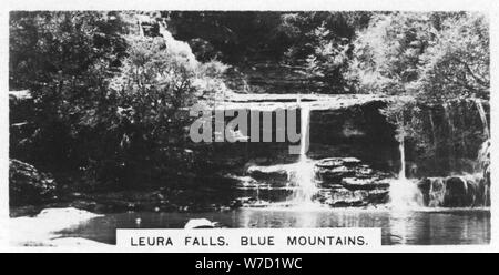 Wentworth Falls Falls, Blue Mountains, Australien, 1928. Artist: Unbekannt Stockfoto